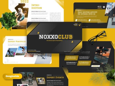 Noxxo - Extreme Sport Googleslide Templates 9TLYB33