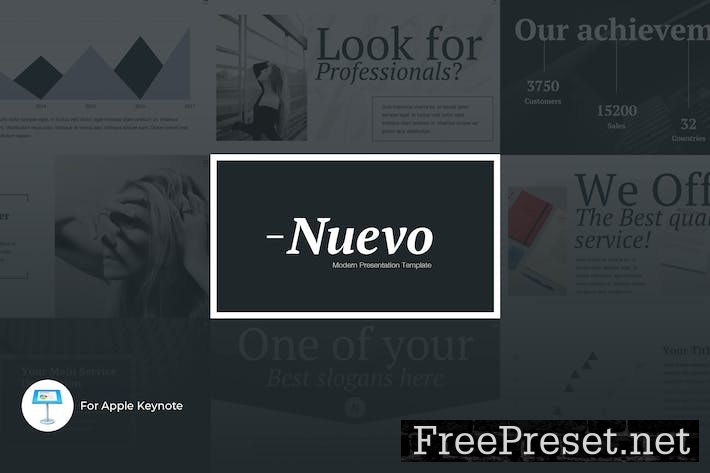 Nuevo Keynote Presentation Template EJVJG4