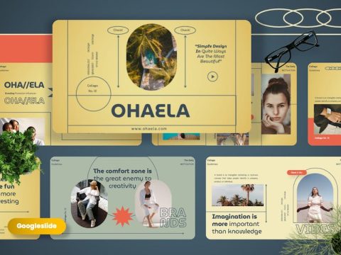 Ohaela - Influencer Googleslide Templates M7JPEQ8