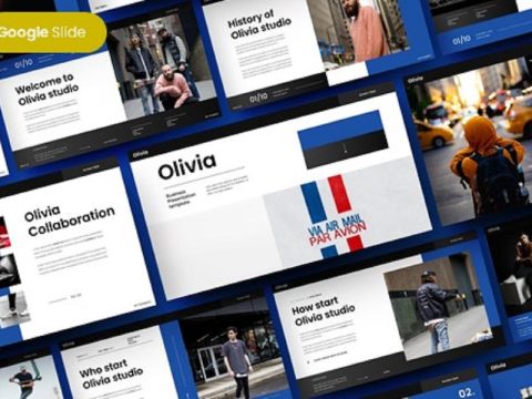 Olivia - Business Google Slide Template 4K6HBNT