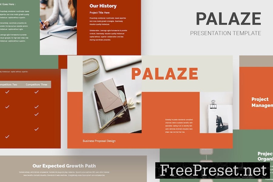 Palaze - Proposal Business Google Slides Template 2EZ3MZ7