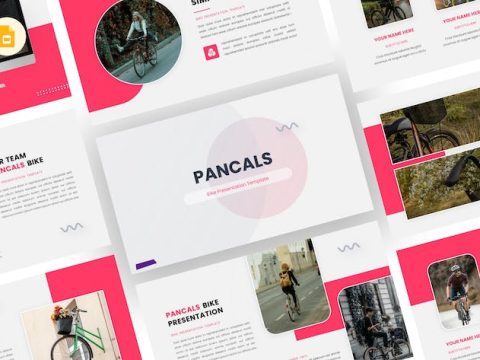 Pancals - Bike Google Slides Template N33KMRZ