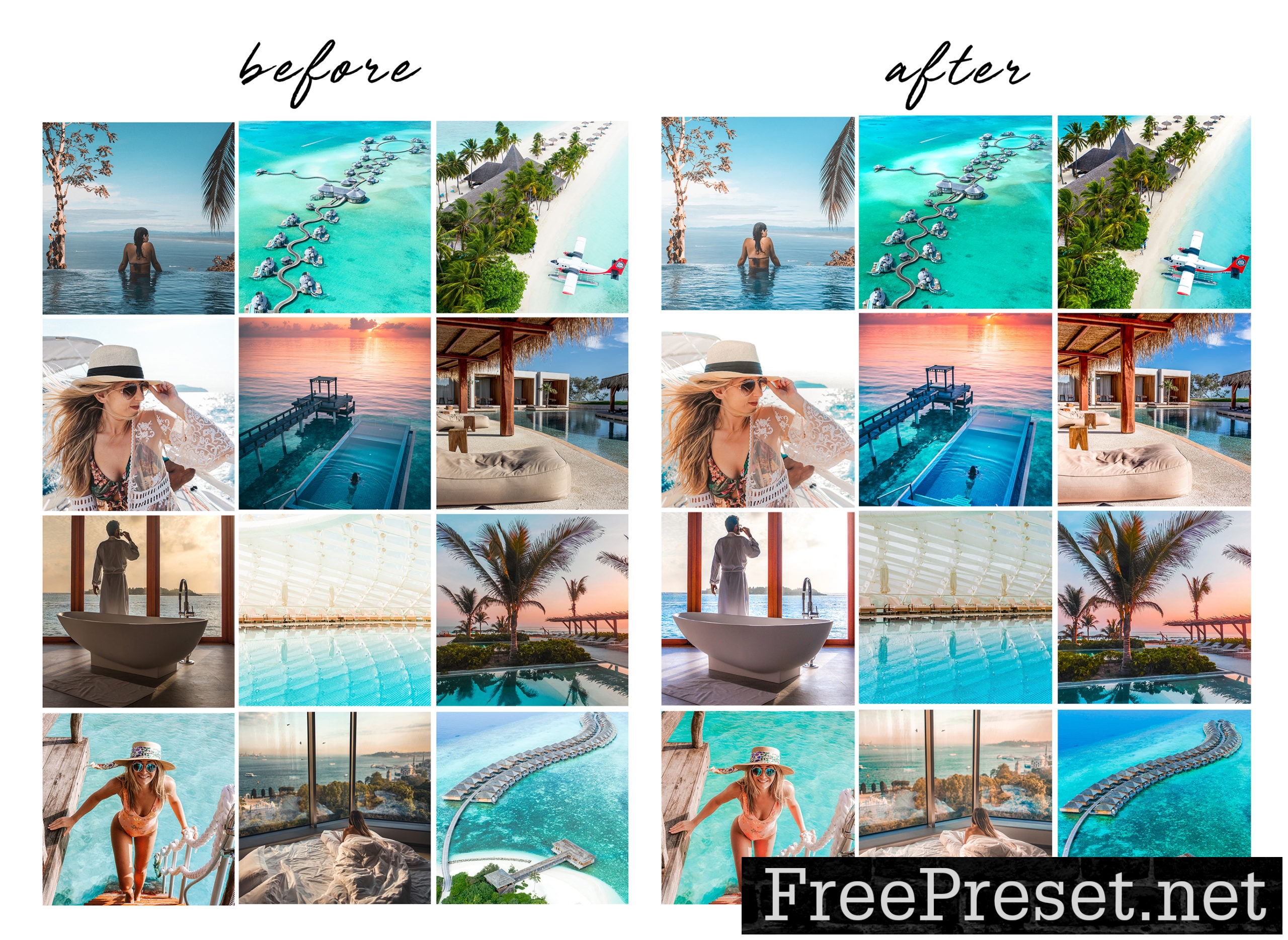 Paradise Travel Summer Lightroom Presets