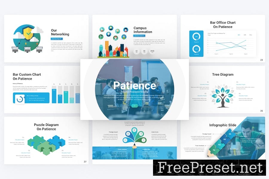 Patience Education Google Slides Template DKU2S8S