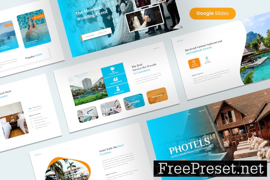 Photels - Hotel & Resort Google Slides Template WERXY32