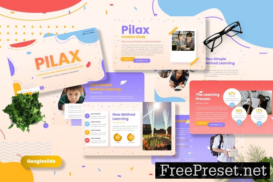 Pilax - Kids World Googleslide Templates Z3N3MKK