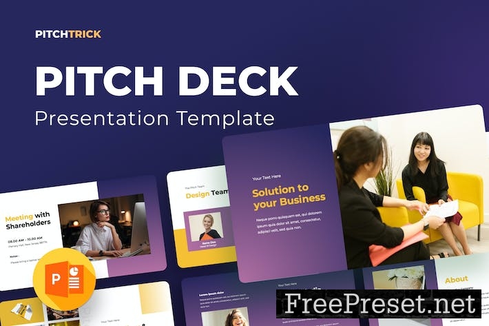 Pitchtrick Pitch deck PowerPoint Presentation Temp E268HGC