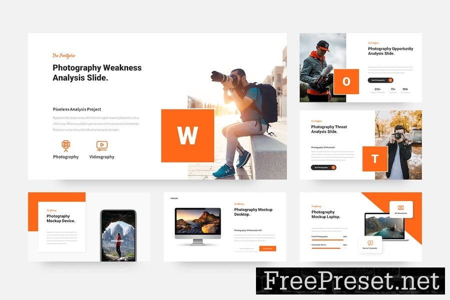 Pixelens - Photography & Portfolio Google Slides MNSSG48