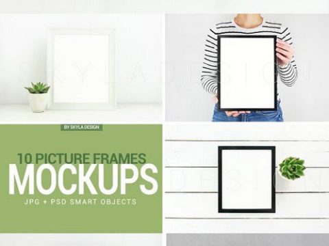 Poster Picture frame mockup photos