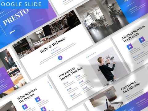 Presto - Business Google Slide Template FDNKSB6