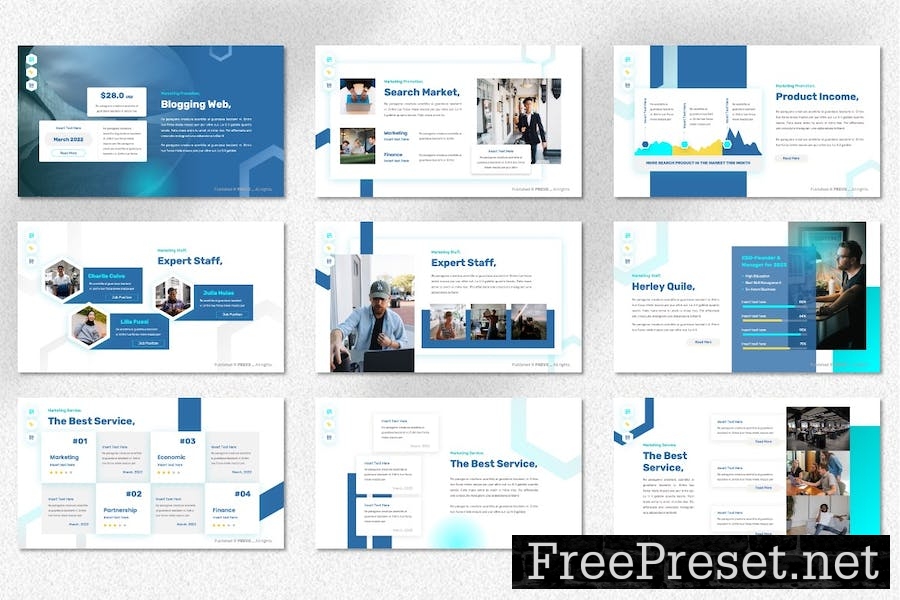 Prevo - Marketing Googleslide Templates FFNWJSP