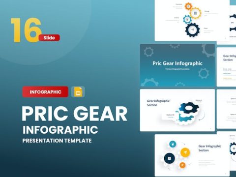 Pric Gear Infographic Google Slides Template 5T83KAR