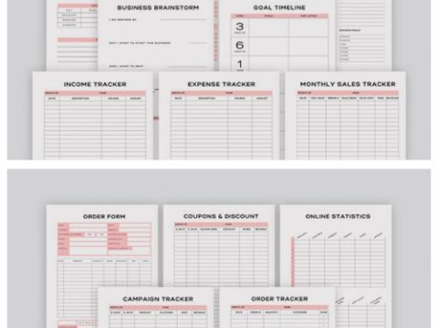 Printable Business Planner Bundle Pack 10706398