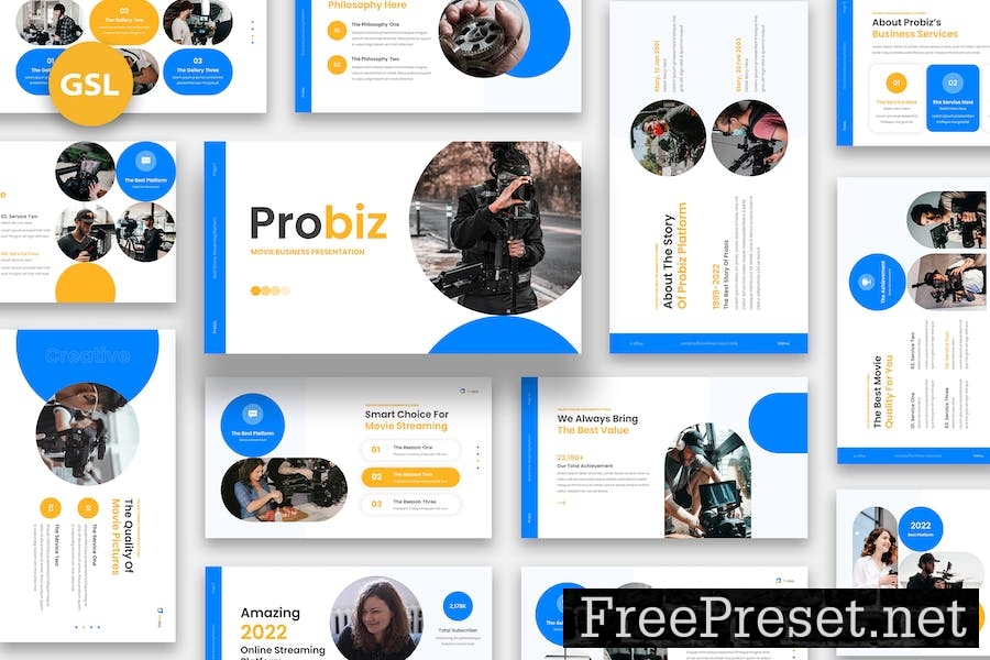 Probiz - Broadcast Google Slides 5VEZ8KL