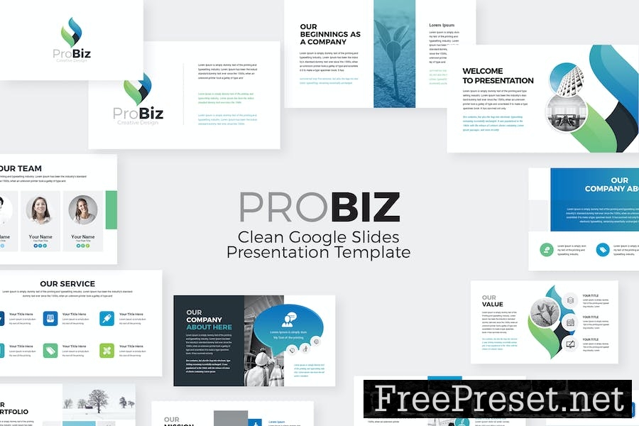 Probiz Business Presentation Google Slides K876PJT