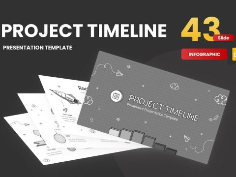 Project Timeline 2 Doodle Google Slides Template 5DRSZHR