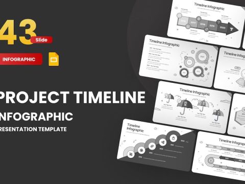 Project Timeline 3 Doodle Google Slides Template T7Q839N