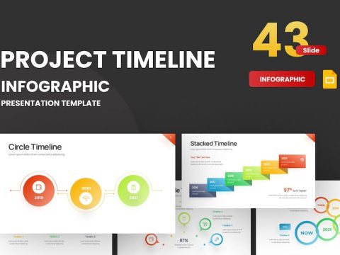 Project Timeline Gradient 4 Google Slides Template 7QAR4JD