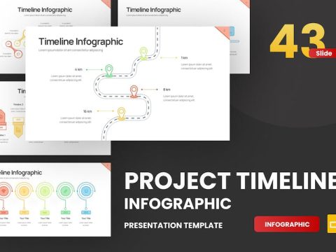 Project Timeline Line 4 Google Slides Template CK95C8U