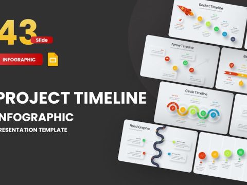 Project Timeline Neumorph 2 Google Slides Template AGS375X