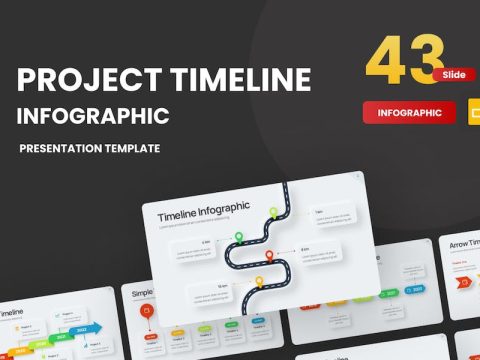 Project Timeline Neumorph 4 Google Slides Template Z2GGAG4