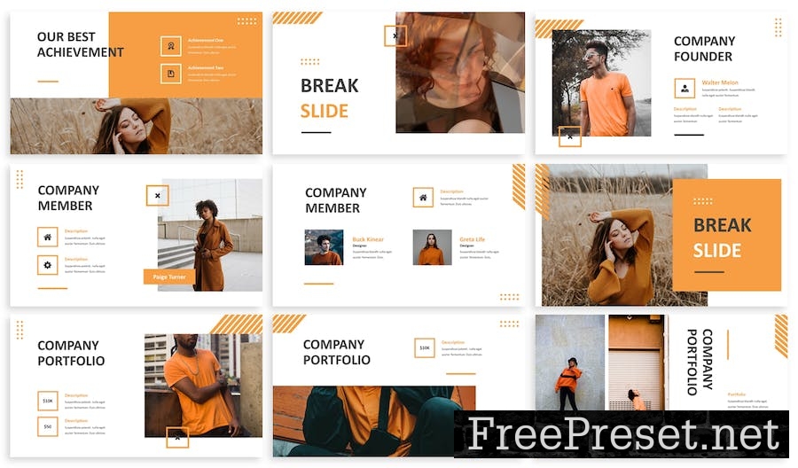 Prosa - Business Powerpoint Template 6U4K584