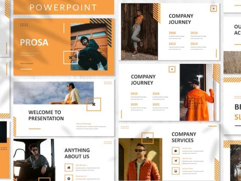 Prosa - Business Powerpoint Template 6U4K584