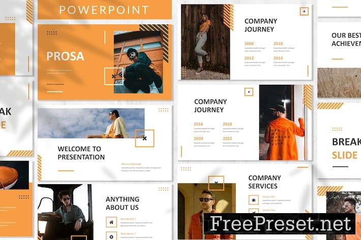 Prosa - Business Powerpoint Template 6U4K584