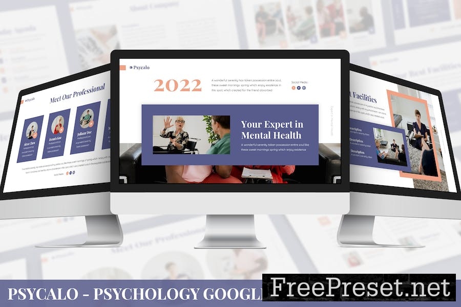 Psycalo - Psychology Google Slide Template PAXS2H7