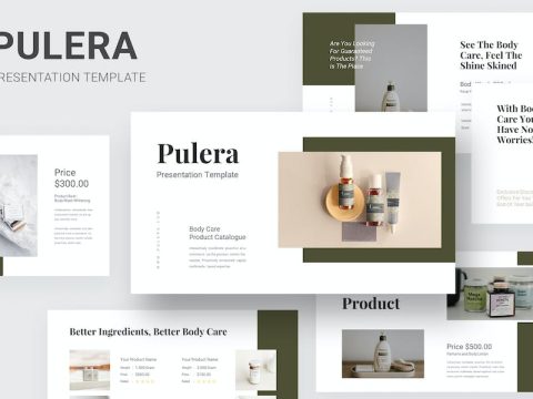 Pulera - Bodycare Catalogue Google Slides Template 5WFG79C