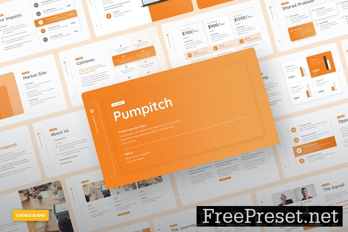 Pumpitch - Elevator Pitch Google Slides 537UV2H