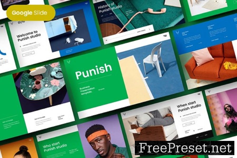 Punish - Business Google Slide Template Y98MXPG