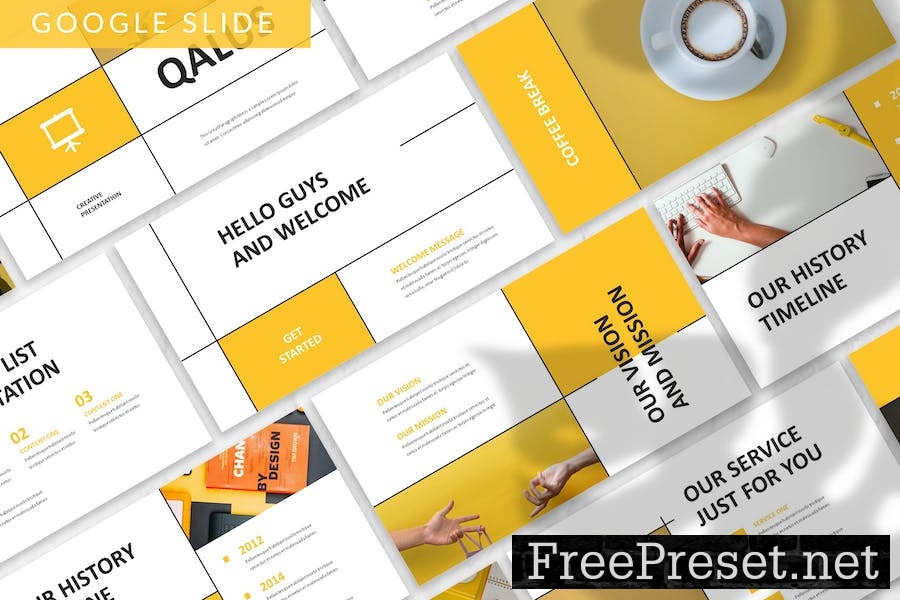 Qalus - Business Google Slide Template J8MHD4Z