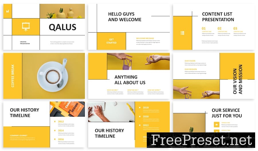 Qalus - Business Keynote Template TD2H3WJ