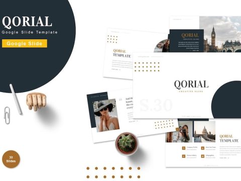 Qorial - Google Slide Template S8HJJTY