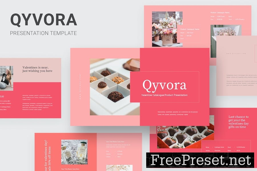 Qyvora - Valentine Catalogue Google Slides G6U6GY2