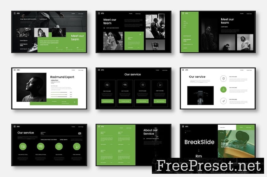 Radmund - Business Google Slide Template AP4LN4D