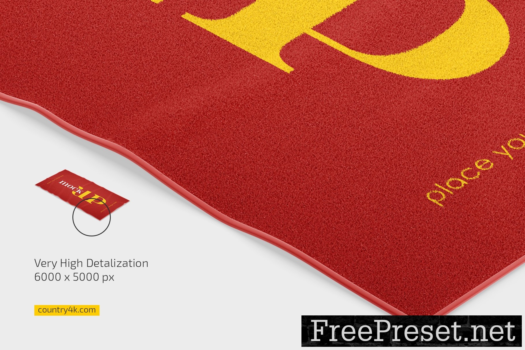 Rectangular Beach Towel Mockup Set 8339021