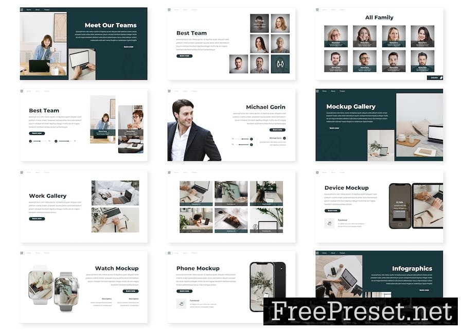 Regia - Business Google Slides Template NH52UT2