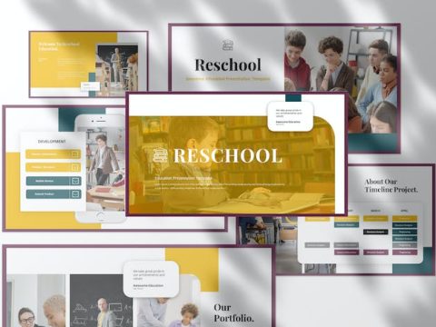 Reschool - Education Presentation Keynote Template DJSM8HJ