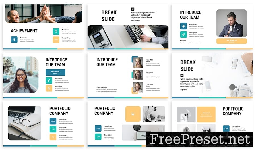 Resna - Business Google Slide Template 5P9F9XR