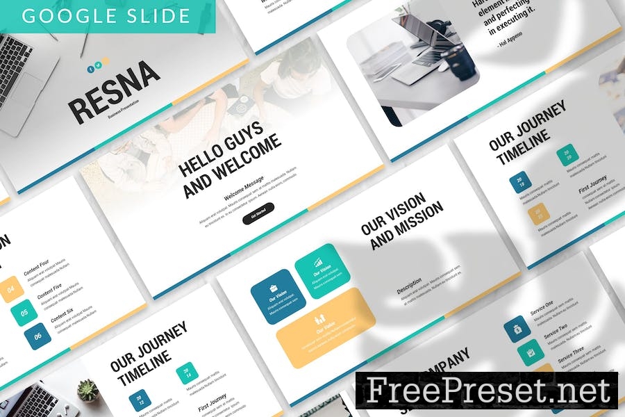 Resna - Business Google Slide Template 5P9F9XR