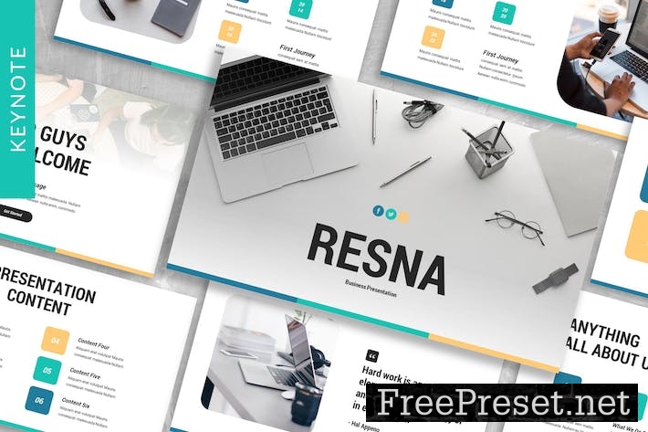 Resna - Business Keynote Template YQVTSDS