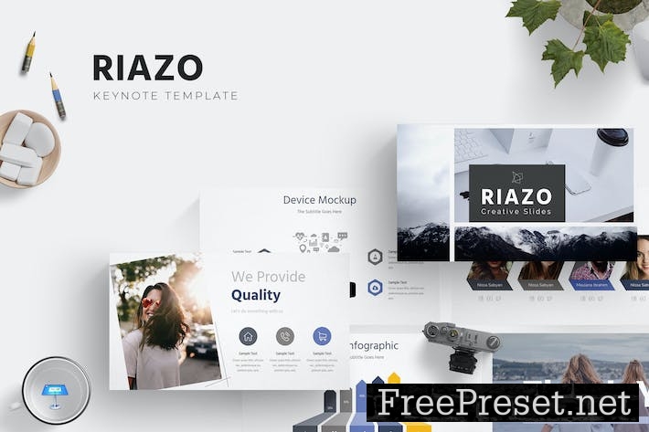 Riazo - Keynote Template LEYUXM