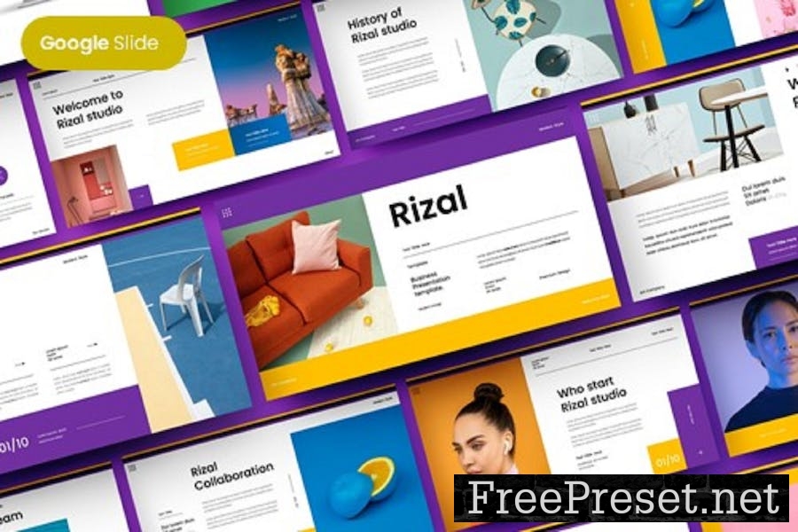 Rizal - Business Google Slide Template 4SU7UFX