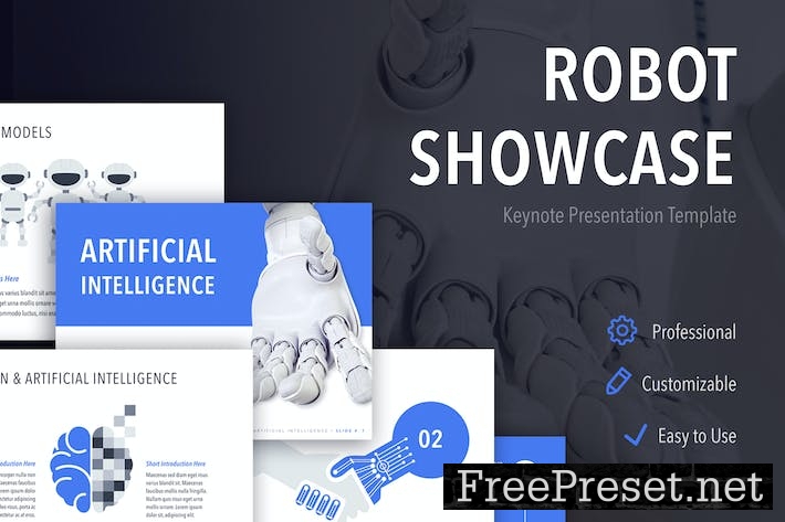 Robot Showcase Keynote Template PL3YSK