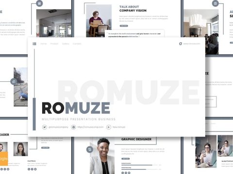 Romuze - Business Google Slides Template WW3S94D