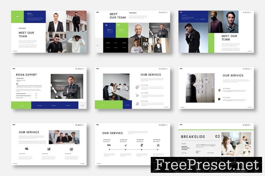 Rosa - Business Google Slide Template EGJ73P8