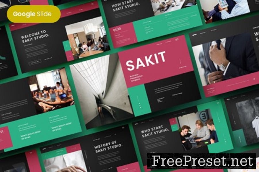 Sakit - Business Google Slide Template L7PTPTZ