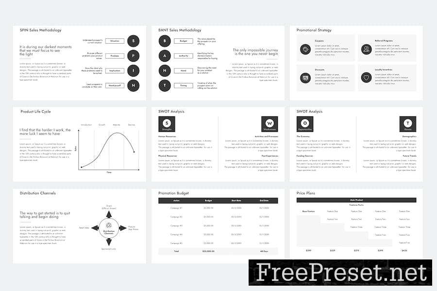 Sales Strategy Plan Google Slides NGHB3QX